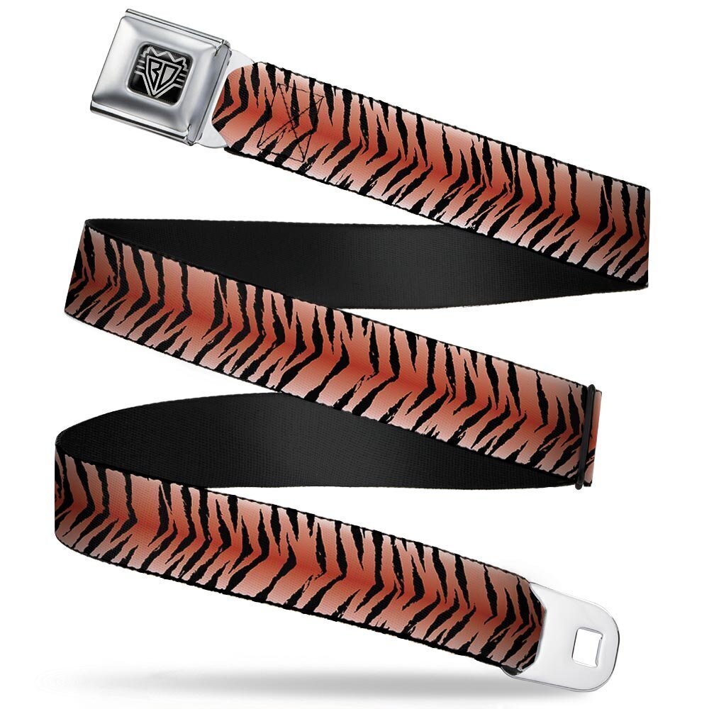 8286 Seatbelt Belt - Tiger - 1.5" Wide - 32-52 Inches in Length
